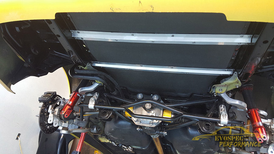 EVO 7/8/9 Carbon Fiber Trunk Delete Panel / Spare Tire Delete image 4