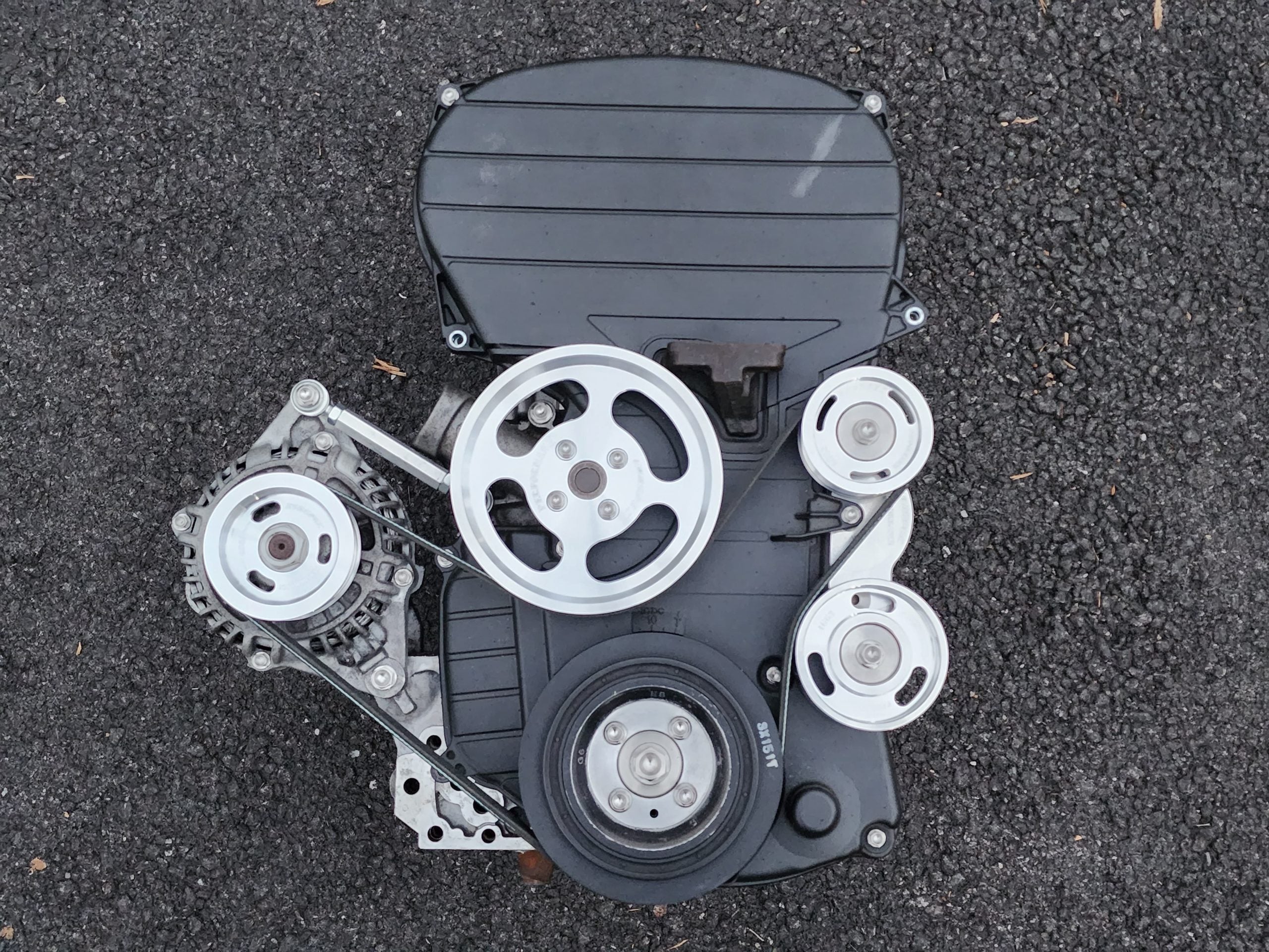Evo 7 -8 -9 Underdrive Alternator pulley image 8
