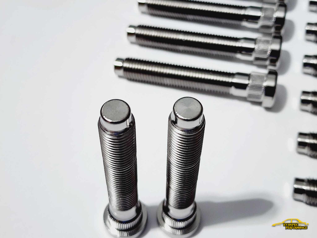 M12 1.5 80mm titanium extended wheel studs image 1