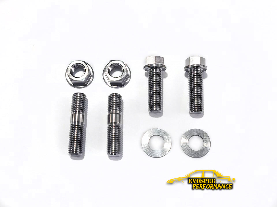 Evo 7/8/9 Titanium OEM Turbo to Manifold Stud/Bolt kit image 0