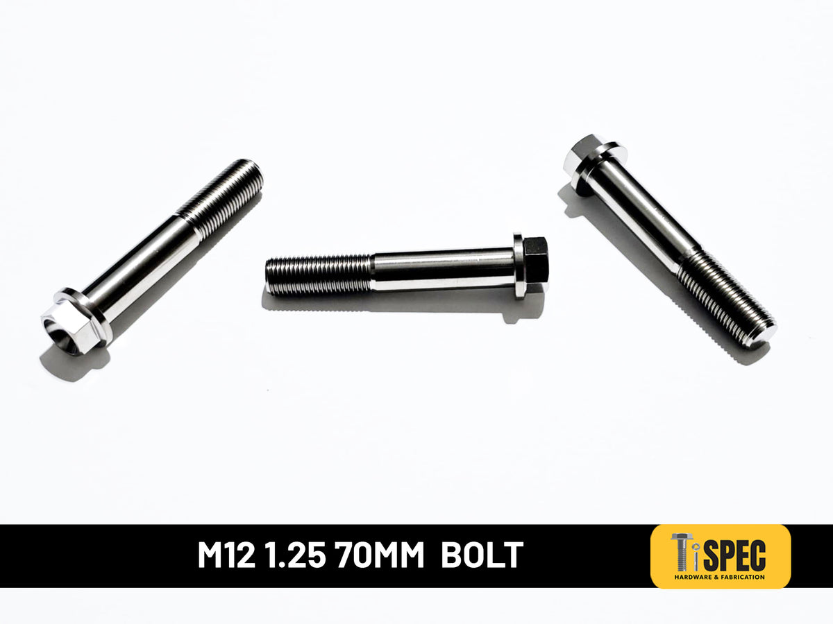 M12 Hex flange Bolt 1.25 75mm image 0