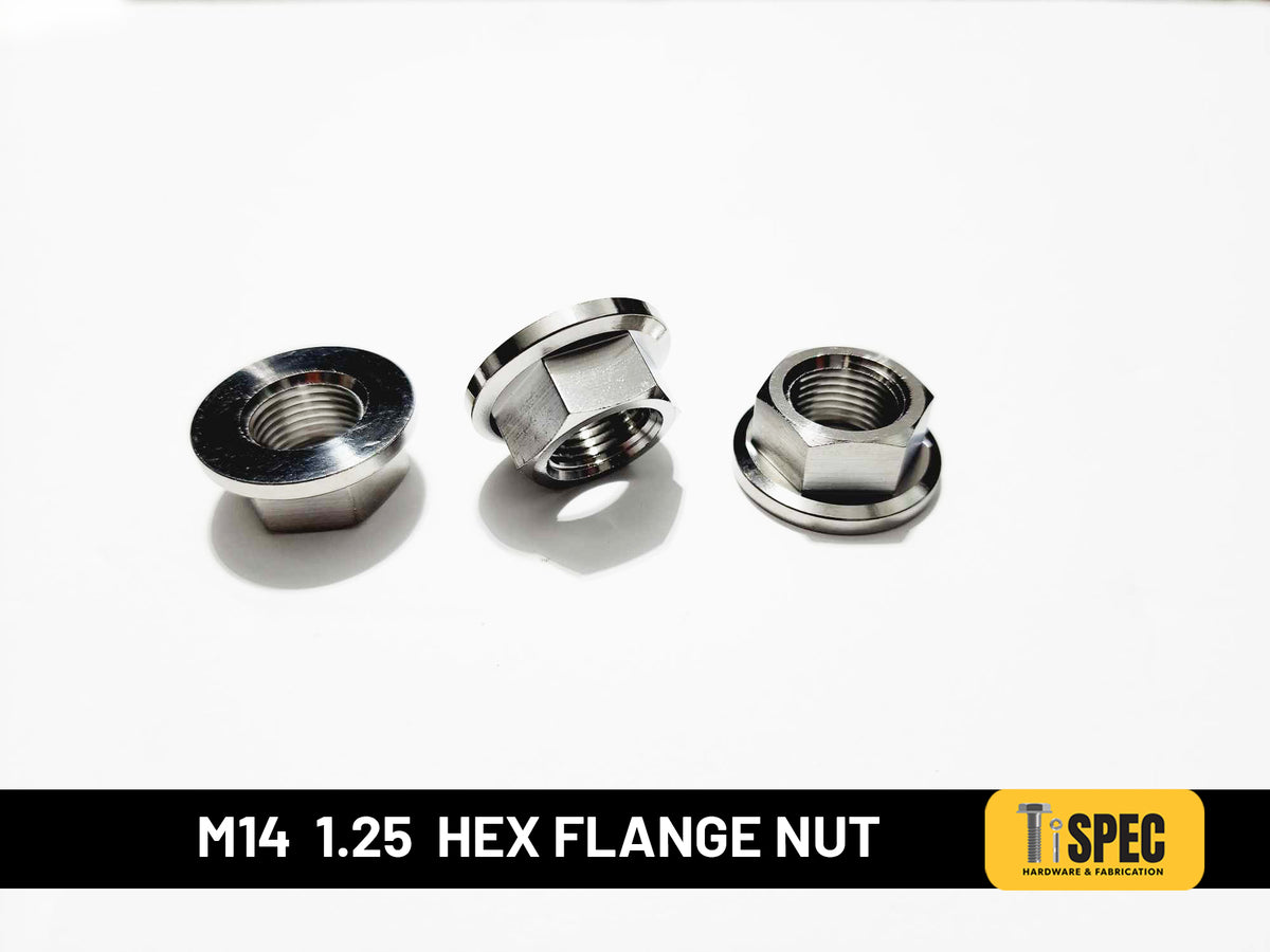 M14 1.25 Hex Flange Nut image 0