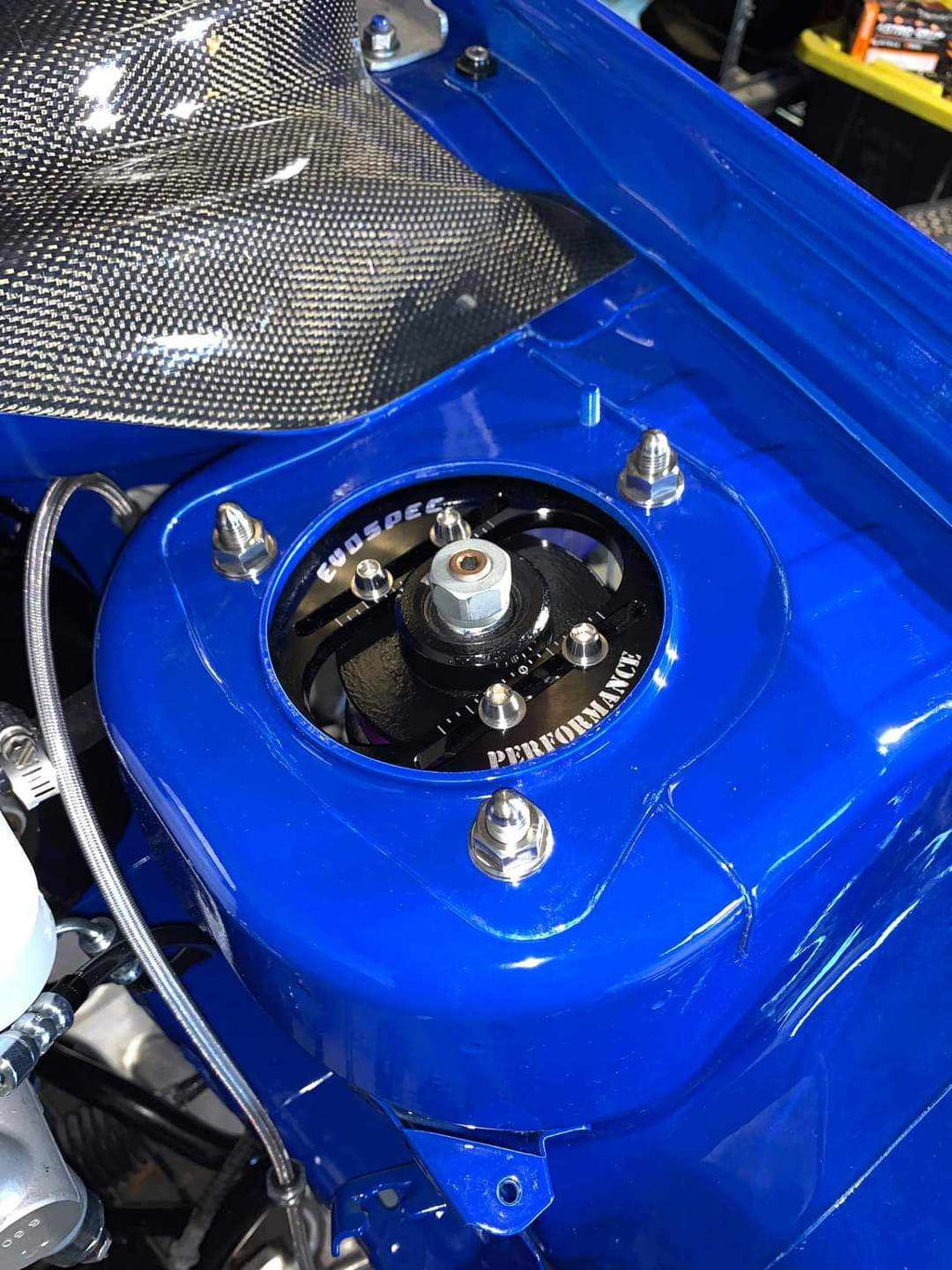 Billet Super Adjustable Camber Plates EVO 7/8/9 image 6