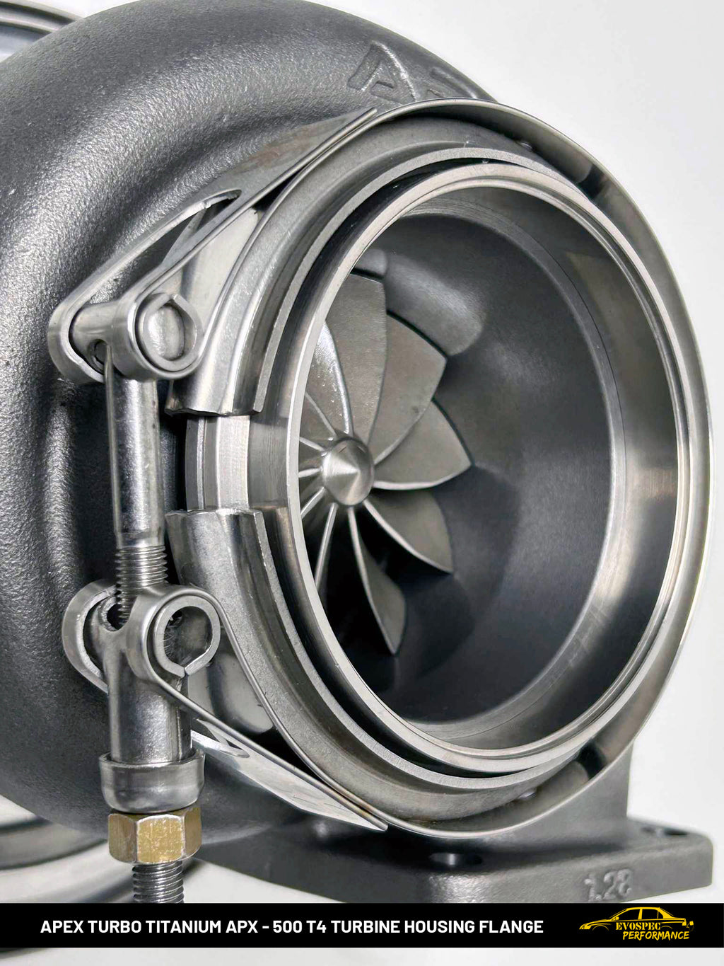 Apex Turbo Titanium APX - 500 T4 turbine housing flange image 3