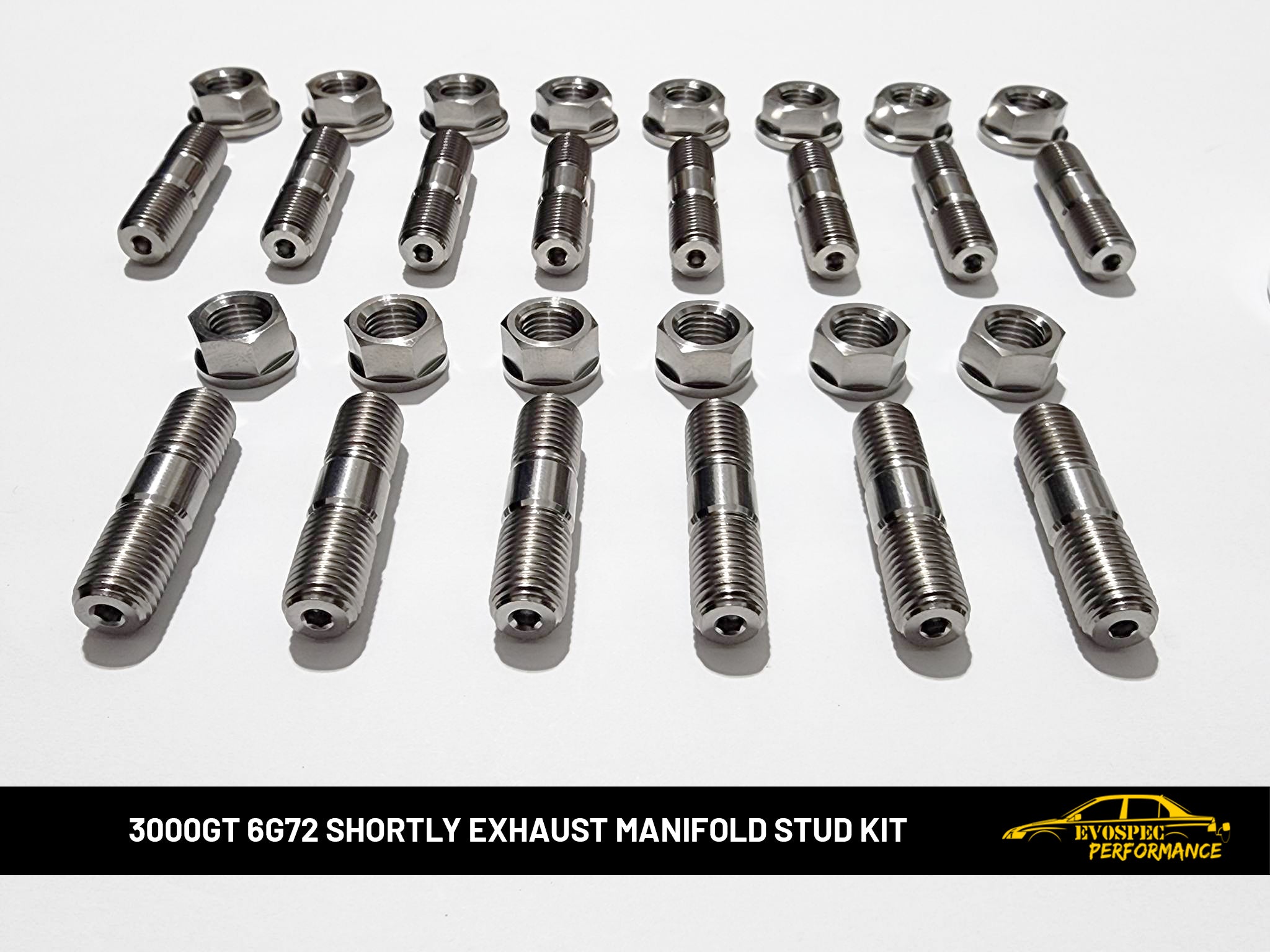 3000GT Titanium shorty exhaust manifold stud kit gen3 image 1