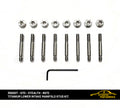 3000GT/ GTO / Stealth / 6G72 Titanium lower intake manifold stud kit image 0