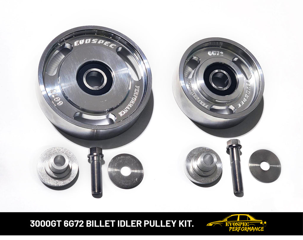 EvoSpec Performance 3000GT 6G72 billet idler pulley kit. image 0