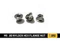 M5 .80 Nylock Hex Flange Nut image 0