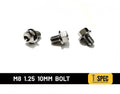 M8 Hex flange Bolt 1.25 10mm image 0