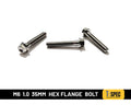 M6 Hex flange Bolt 1.0 35mm image 0