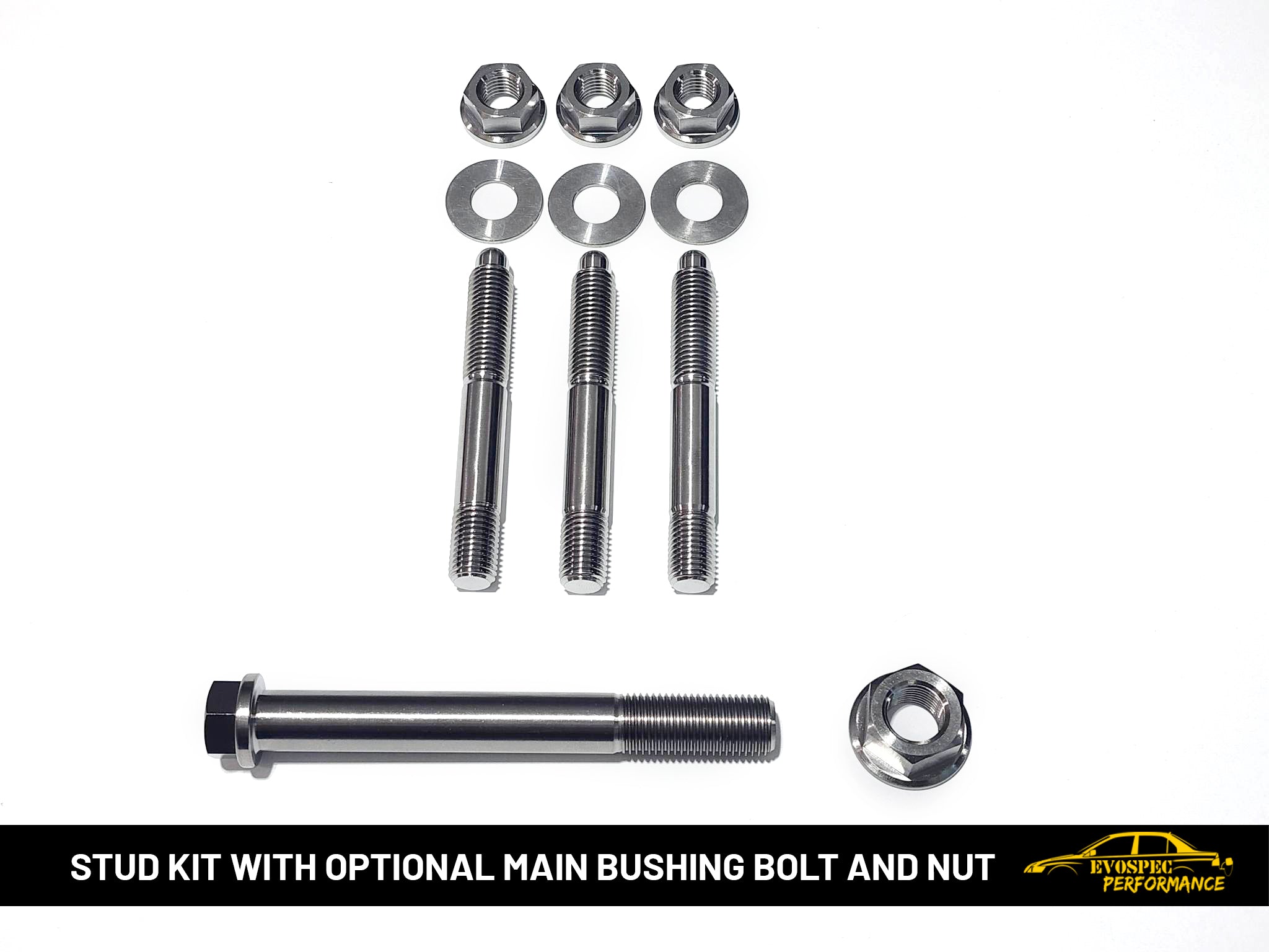 Evo 7/8/9 Titanium Passenger Side Engine Mount Stud Kit image 5