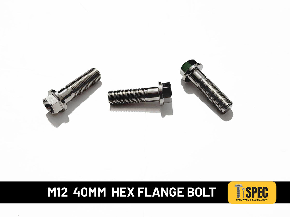 M12 Hex flange Bolt 1.25 40mm image 0