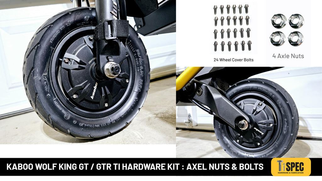 Kaboo Wolf King GT / GTR Ti hardware kit - BLACK image 1