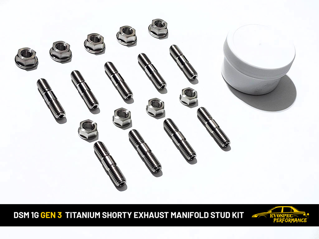 DSM 1G Titanium Shorty Exhaust Manifold stud kit. image 3