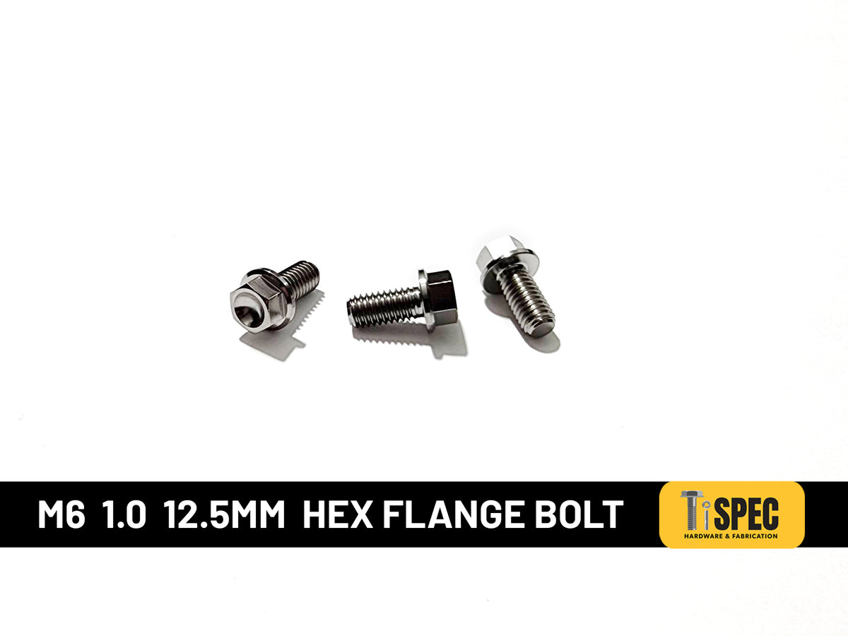 M6 Hex Flange Bolt 1.0 12.5mm image 0