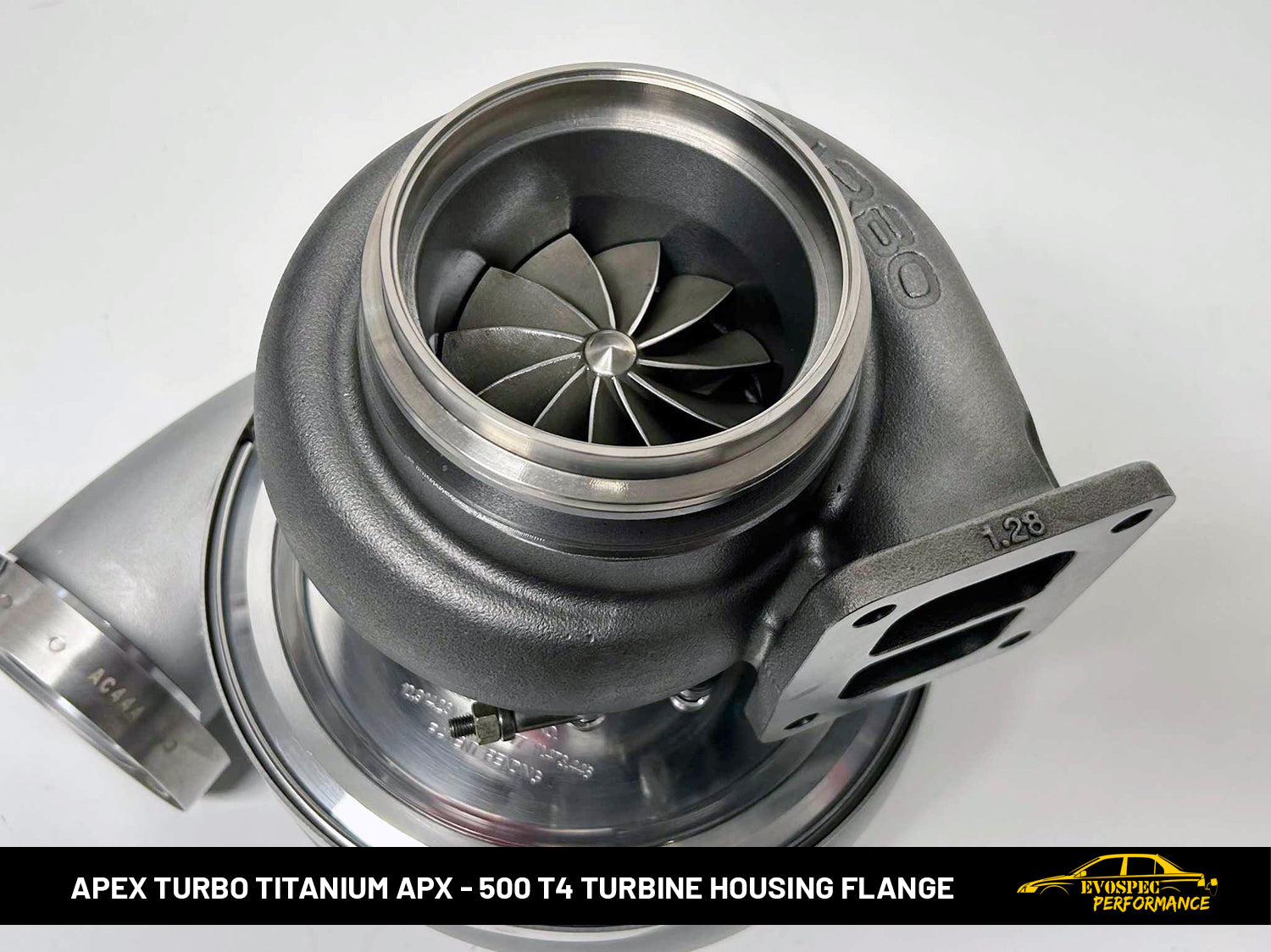 Apex Turbo Titanium APX - 500 T4 turbine housing flange image 5