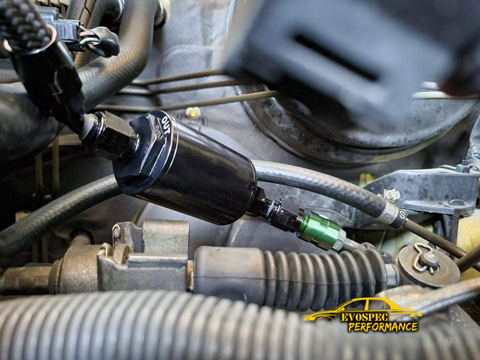 Evo 7/8/9 plug and play inline fuel filter kit. image 5