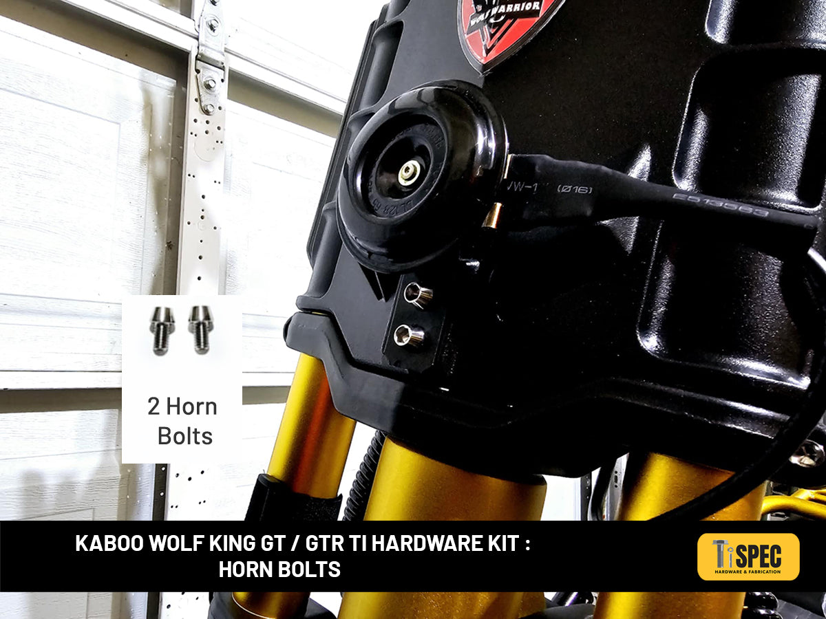 Kaboo Wolf King GT / GTR Ti hardware kit - BLACK image 8