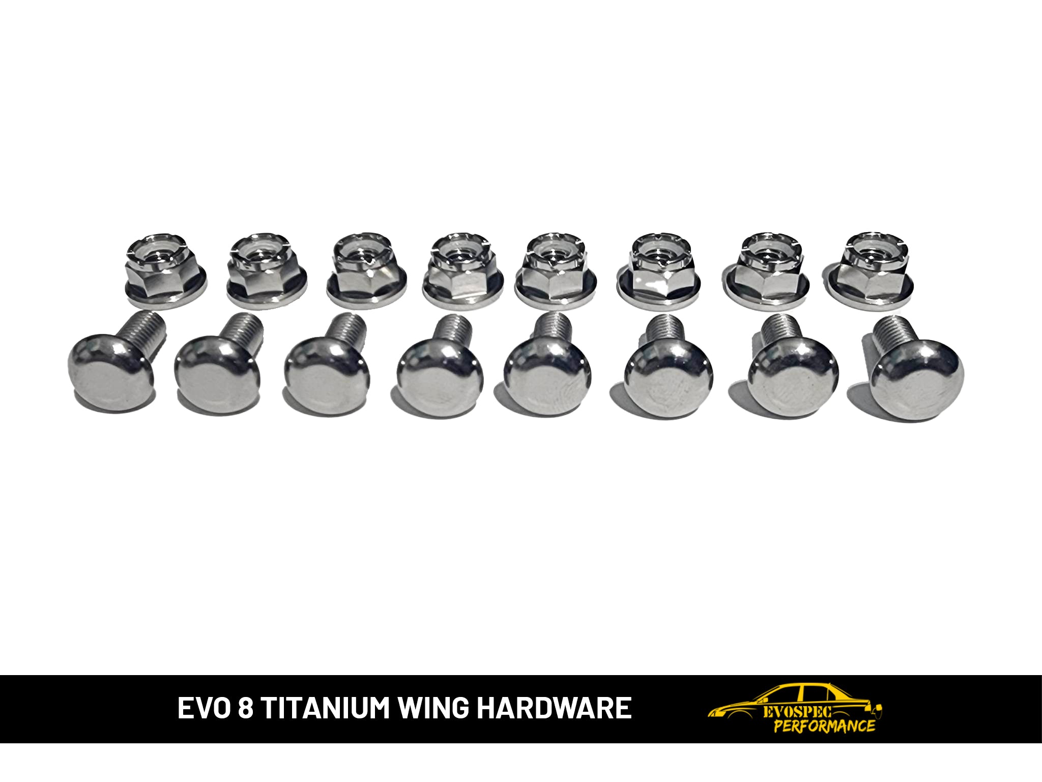 EVO 8 Titanium Wing Hardware image 1