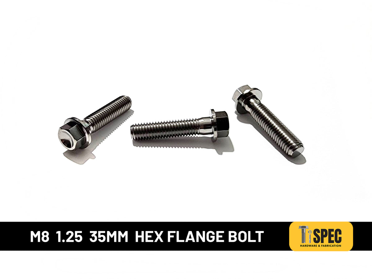 M8 Hex Flange Bolt 1.25 35mm image 0