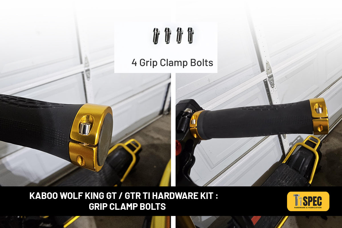 Kaboo Wolf King GT / GTR Ti hardware kit - BLACK image 7