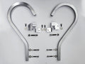 Aluminum trunk arms, billet aluminum hinge brackets, and complete titanium hardware. Evo 7/8/9 image 0