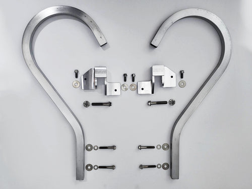 Aluminum trunk arms, billet aluminum hinge brackets, and complete titanium hardware. Evo 7/8/9 image 0
