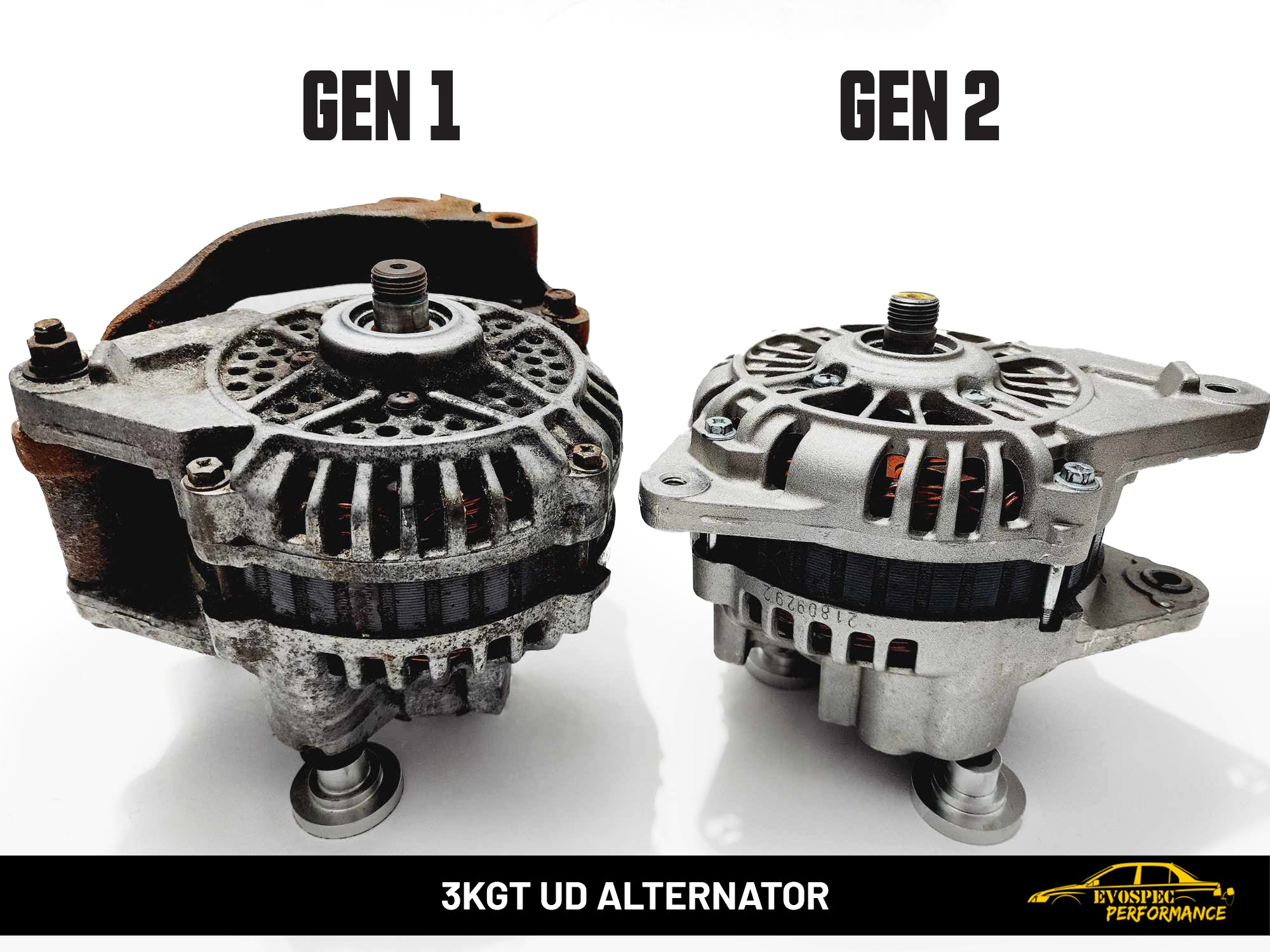 3KGT / 6G72 UD alternator pulley image 9