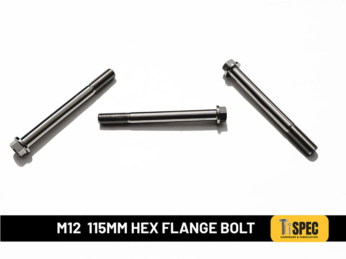 M12 Hex flange Bolt 1.25 115mm image 0