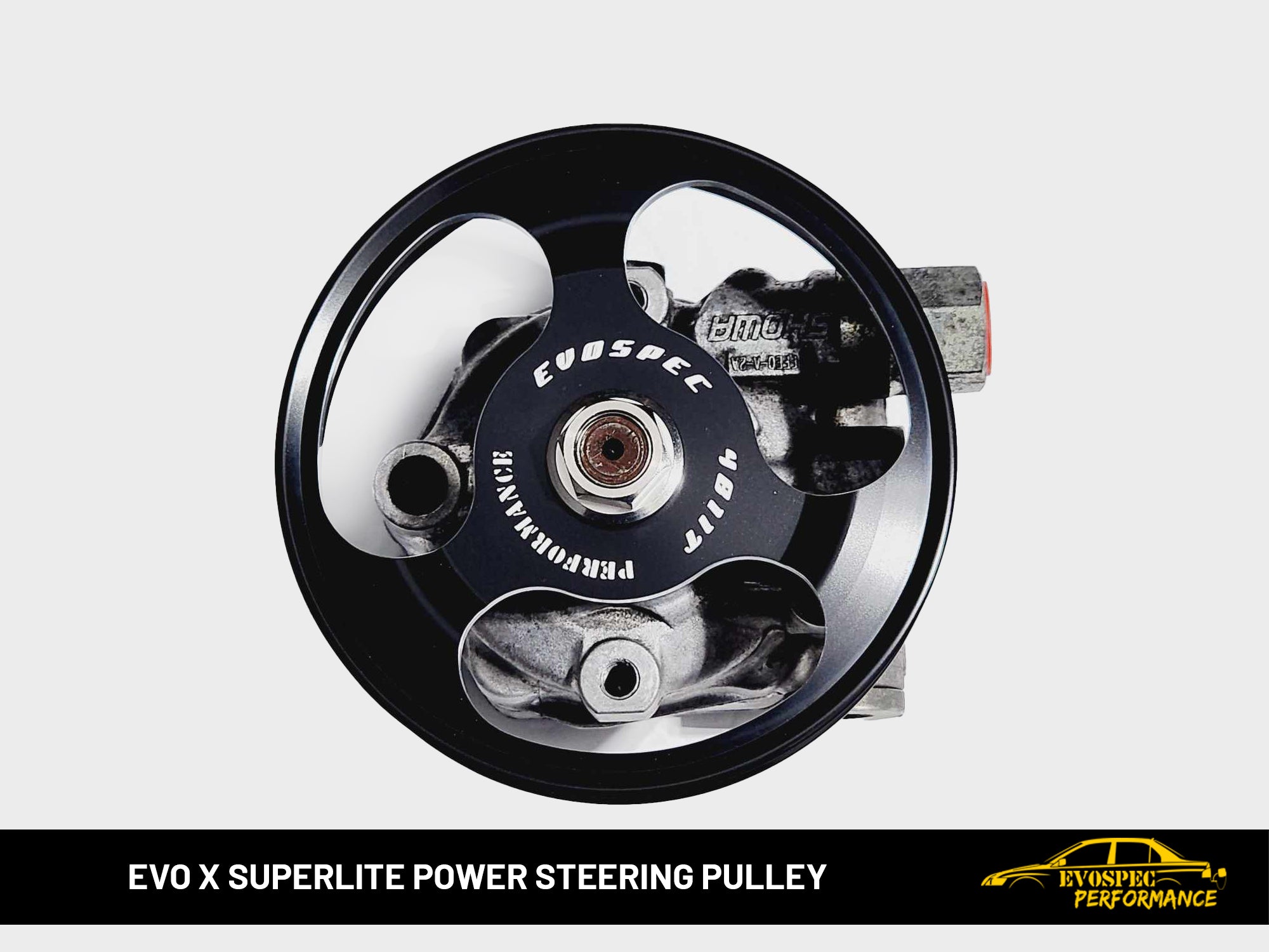 Evo X Superlite Power Steering Pulley image 4