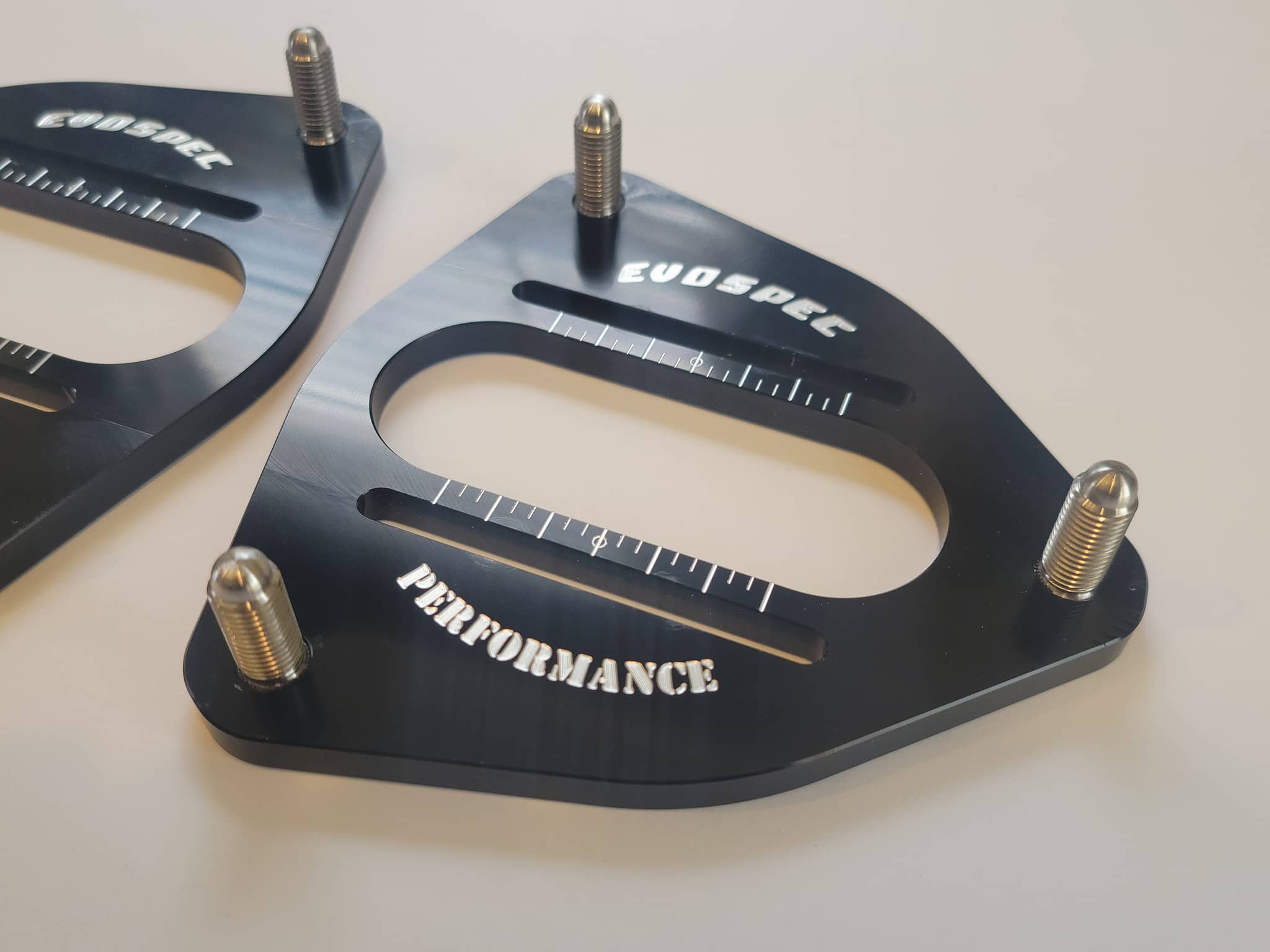 Billet Super Adjustable Camber Plates EVO 7/8/9 image 3