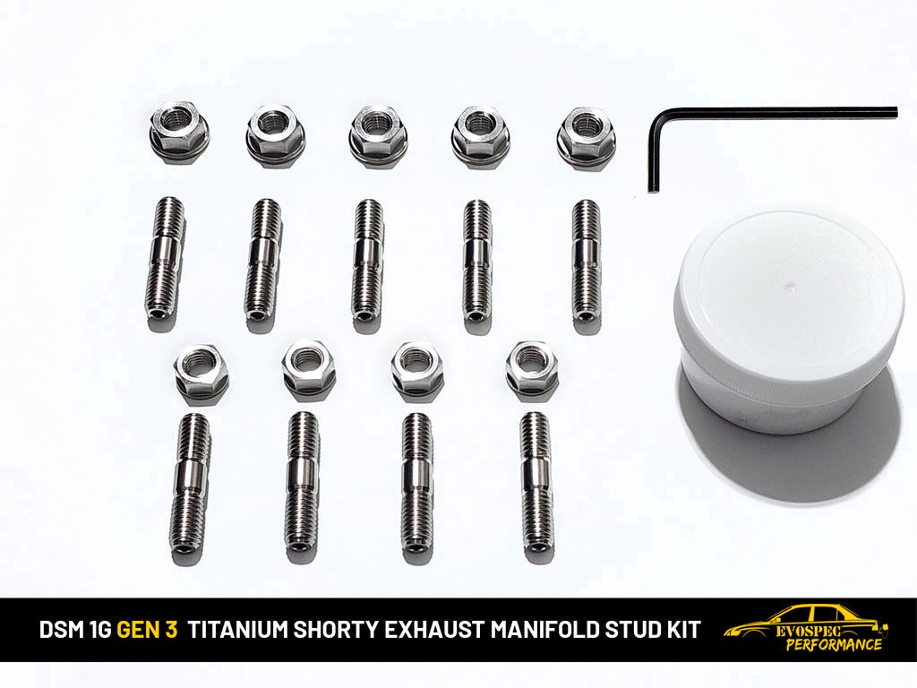 DSM 1G Titanium Shorty Exhaust Manifold stud kit. image 0