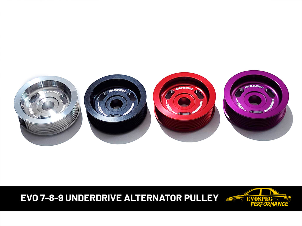 Evo 7 -8 -9 Underdrive Alternator pulley image 1