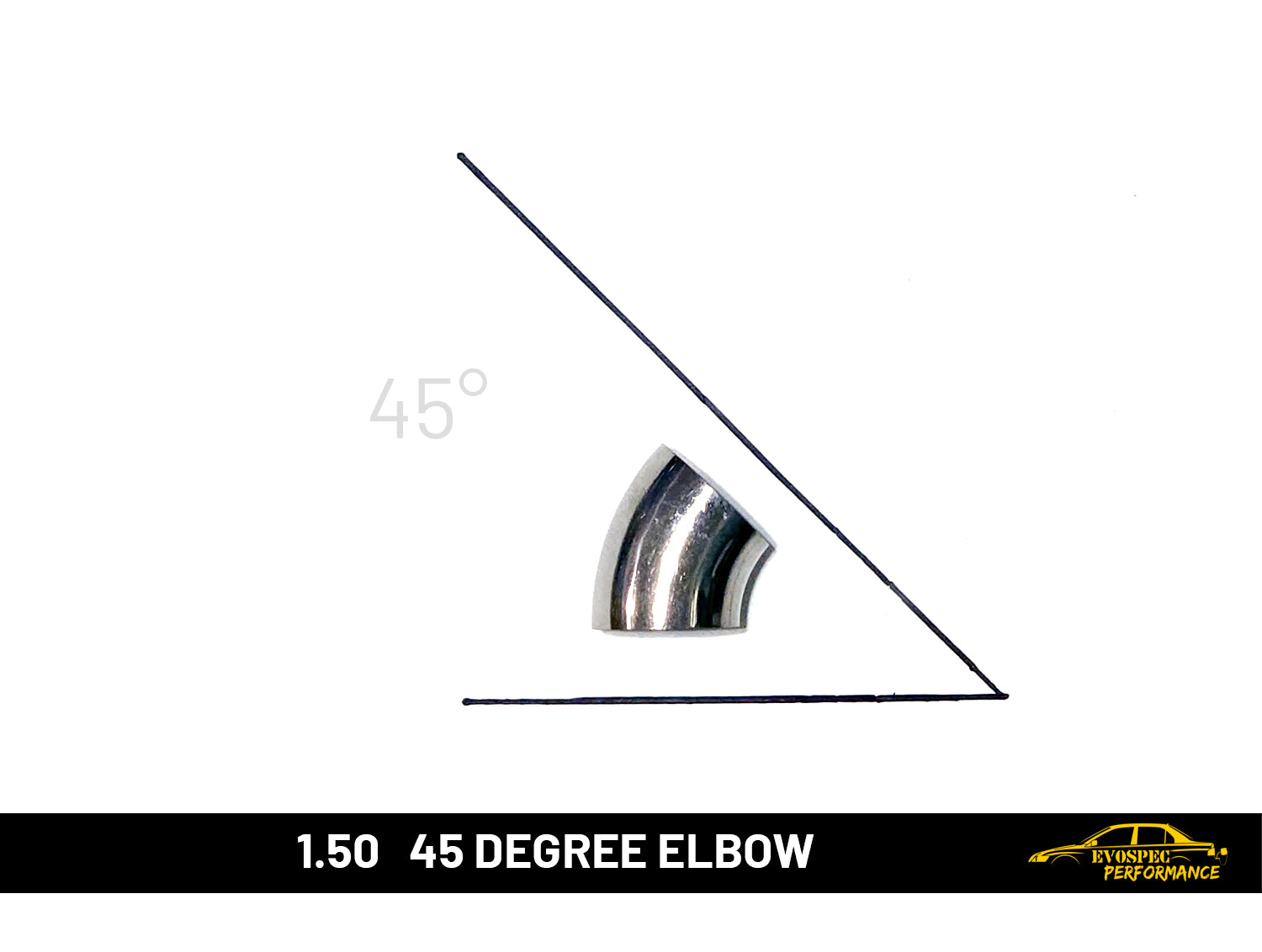 Titanium 1.50 |  45 degree elbow image 0
