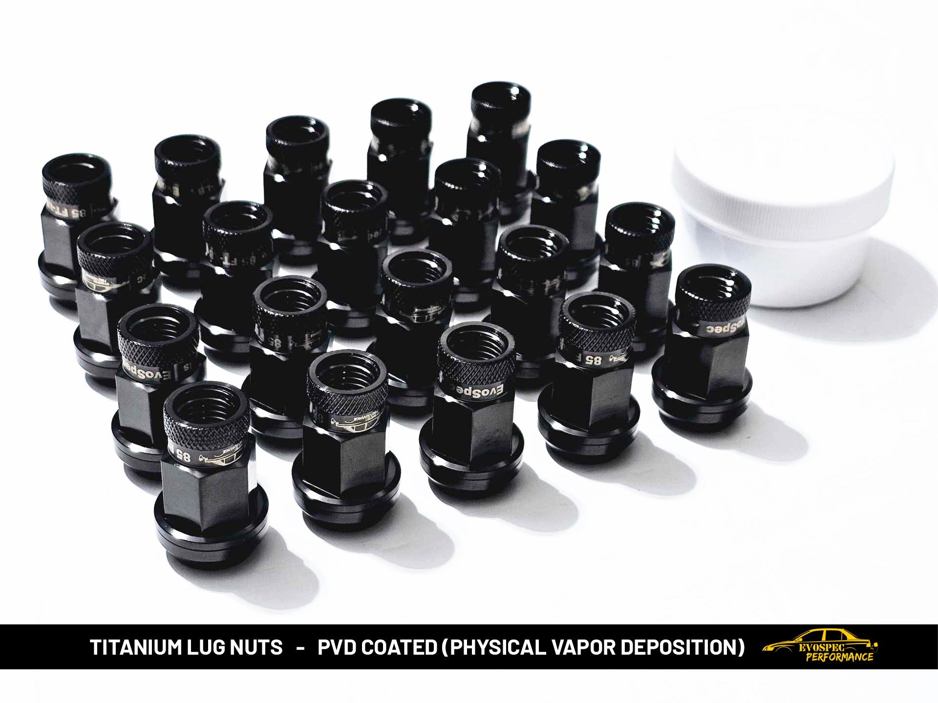 EvoSpec TITANIUM 60 degree tapered style floating washer lug nuts image 8