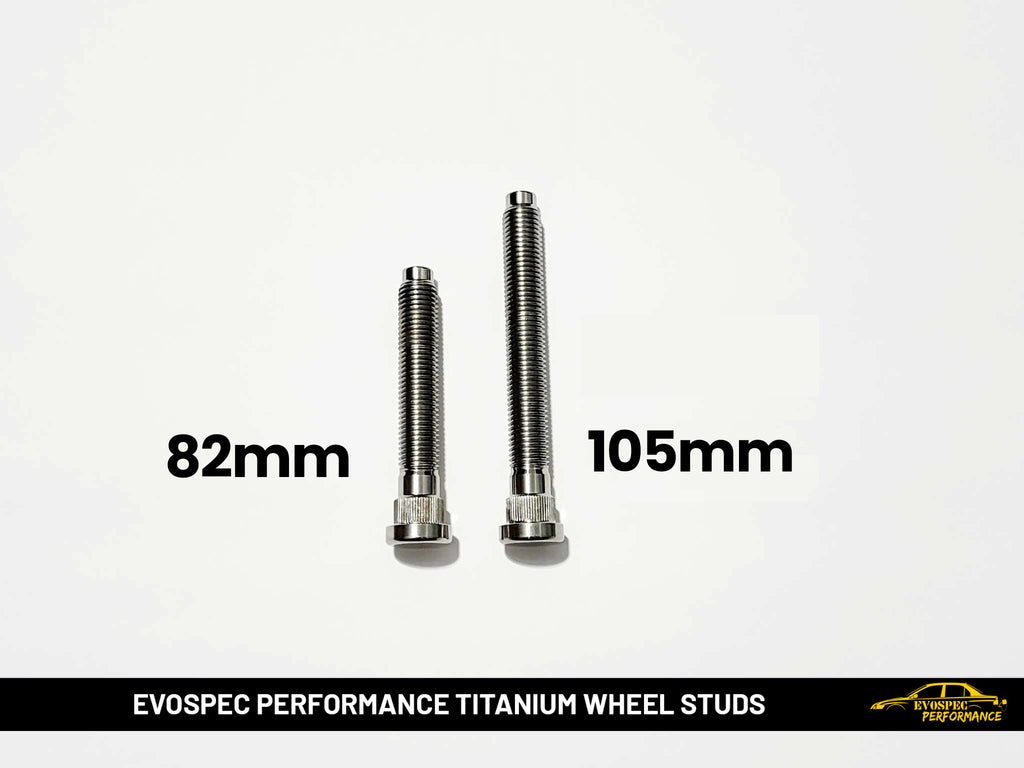 M12 1.5 80mm titanium extended wheel studs image 2