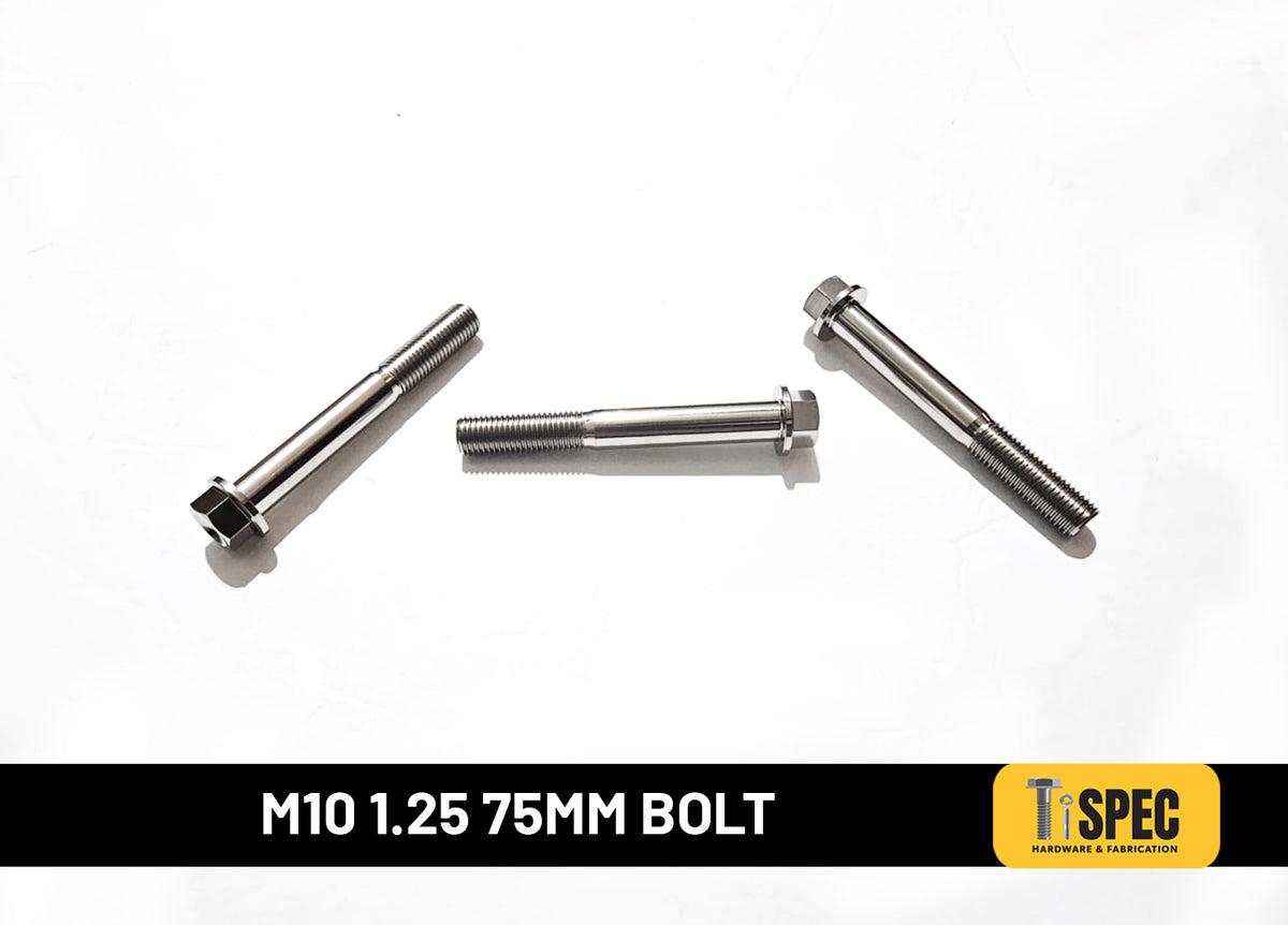 M10 Hex Flange Bolt 1.25 75mm image 0