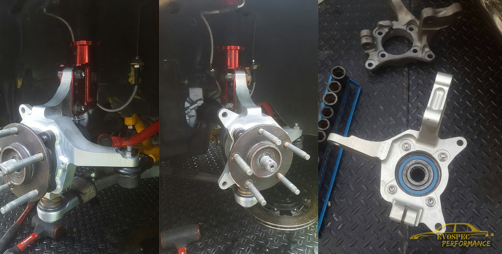 Billet Front and Rear Spindles - EVO 7/8/9 image 5