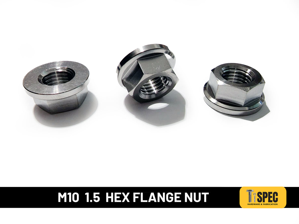 M10 1.5 Hex Flange Nut image 0