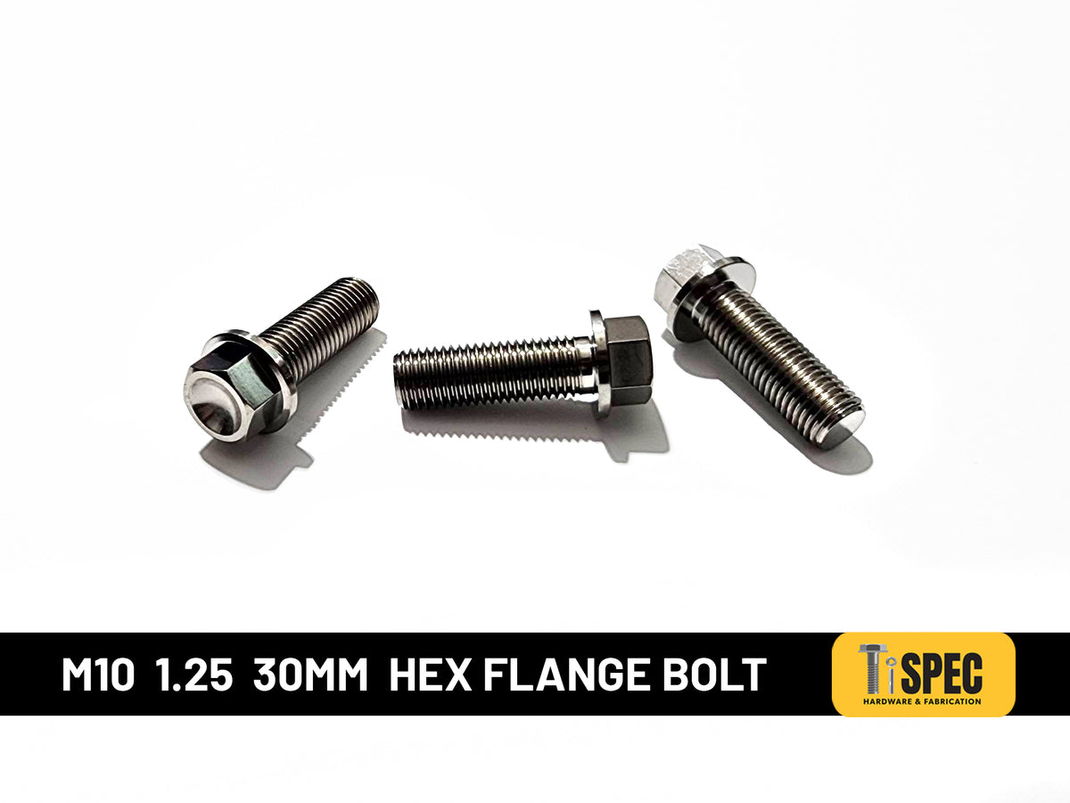 M10 Hex Flange Bolt 1.25 30mm image 0