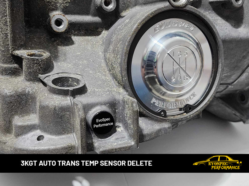 DSM 1G / 2G auto trans temp sensor delete - Black Anodized image