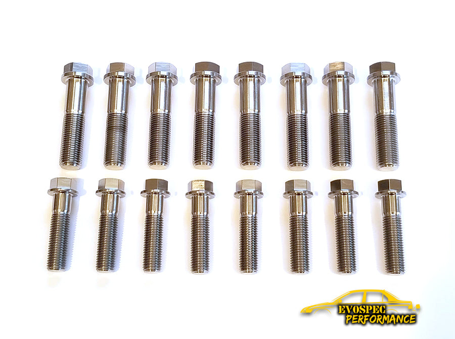 Evo 7/8/9 Titanium Front and Rear Wheel Bearing Bolt kit image 0
