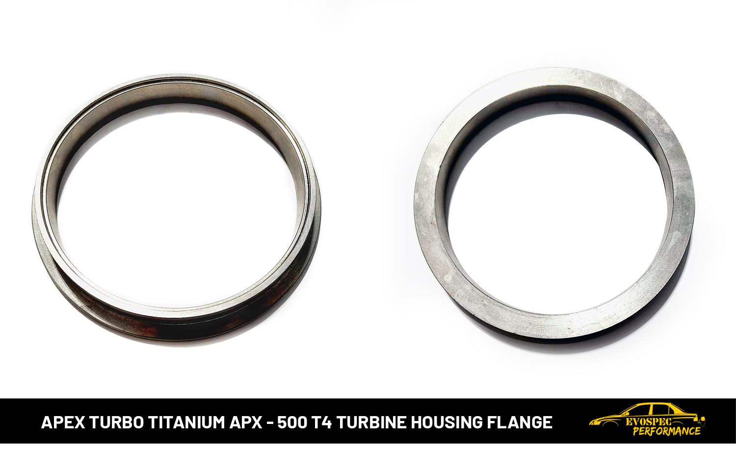 Apex Turbo Titanium APX - 500 T4 turbine housing flange image 0