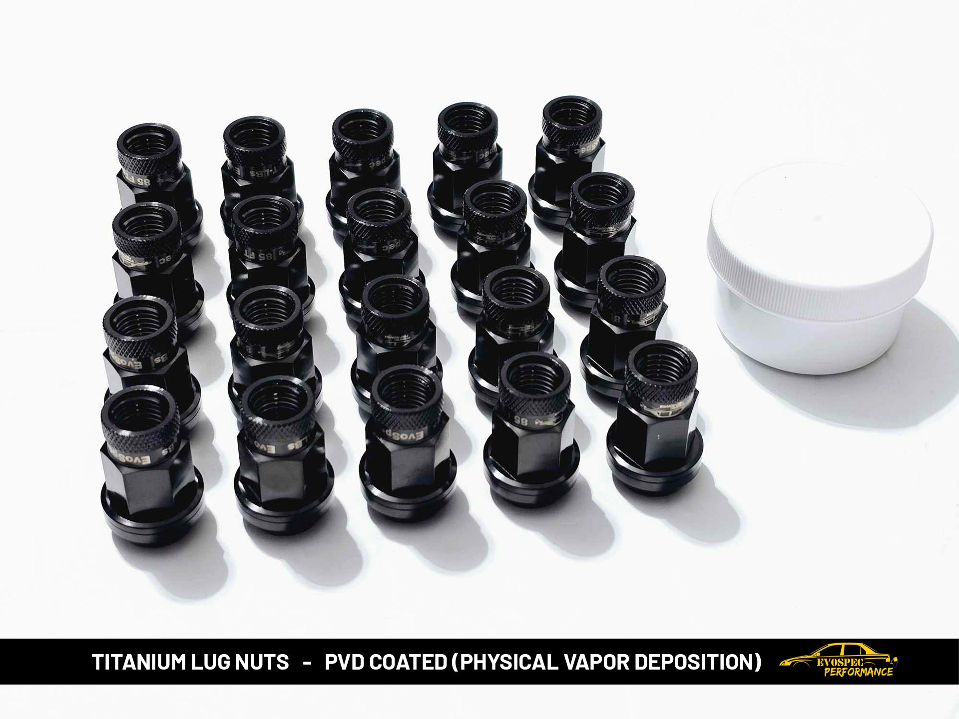 EvoSpec TITANIUM SHANK style floating washer lug nuts image 5