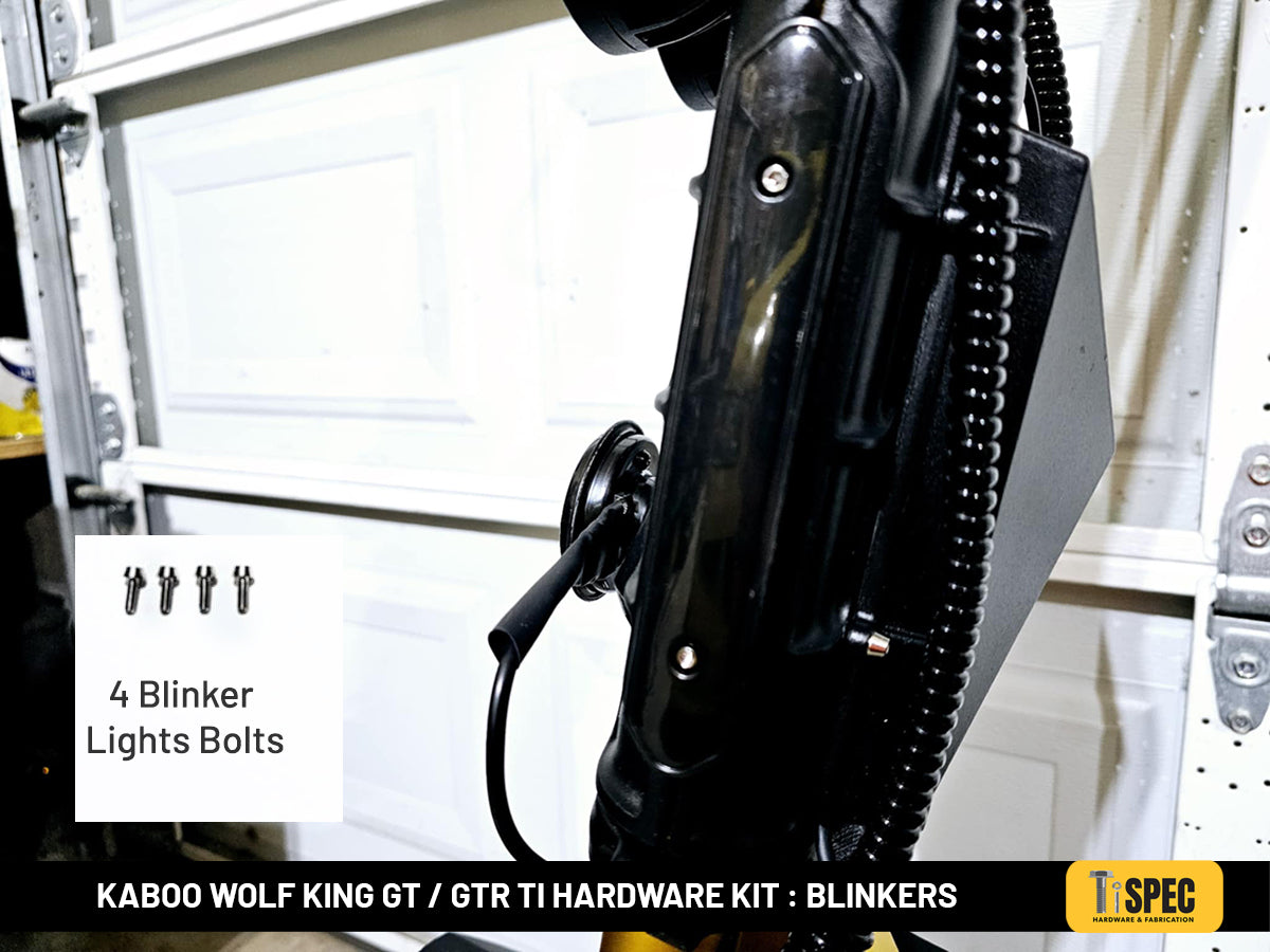 Kaboo Wolf King GT / GTR Ti hardware kit - YELLOW image 3