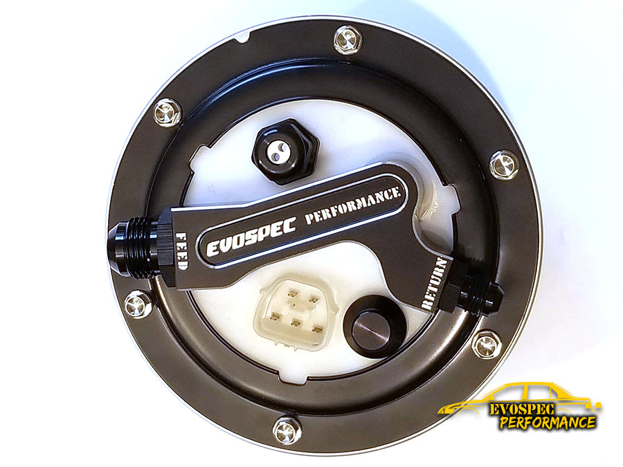 Billet Aluminum Flange Kit for OEM Fuel Pump Housing - EVO 7/8/9 image 0
