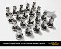 EvoSpec TITANIUM SHANK style floating washer lug nuts image 0