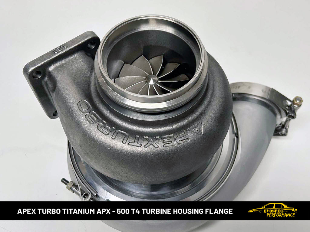 Apex Turbo Titanium APX - 500 T4 turbine housing flange image 1