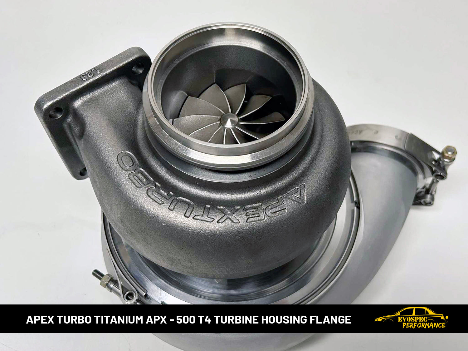 Apex Turbo Titanium APX - 500 T4 turbine housing flange image 1
