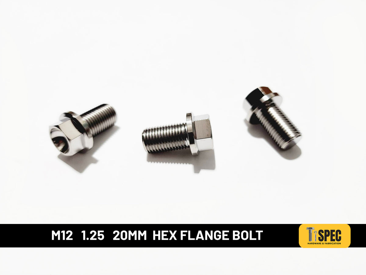 M12 Hex flange Bolt 1.25 20mm image 0